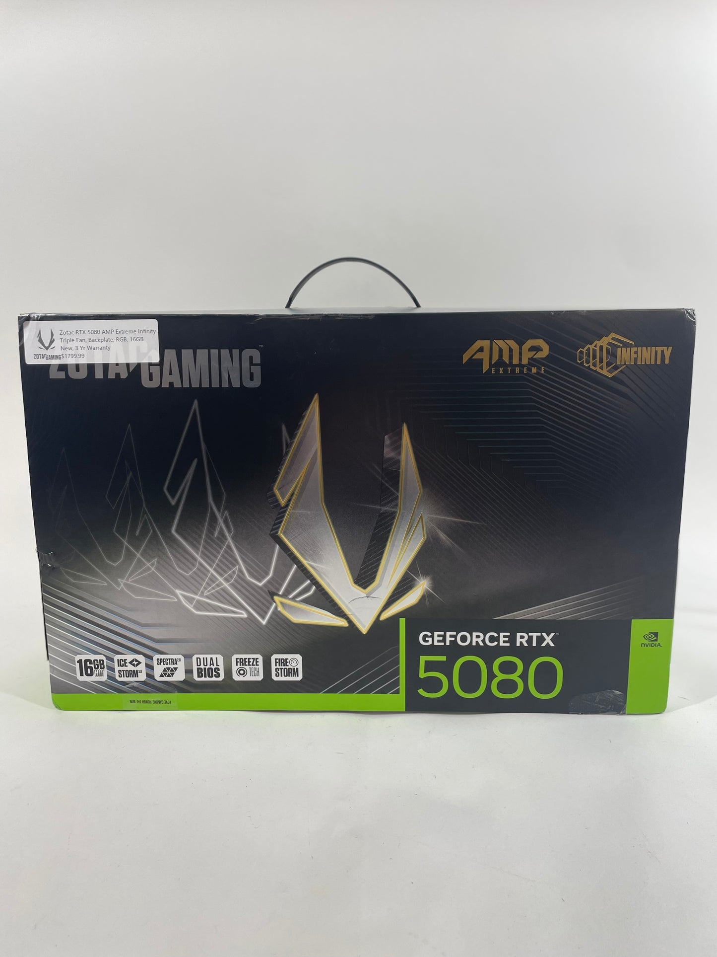 New Zotac Geforce RTX 5080 16GB GDDR7 Graphics Card p288-1n762-100z8