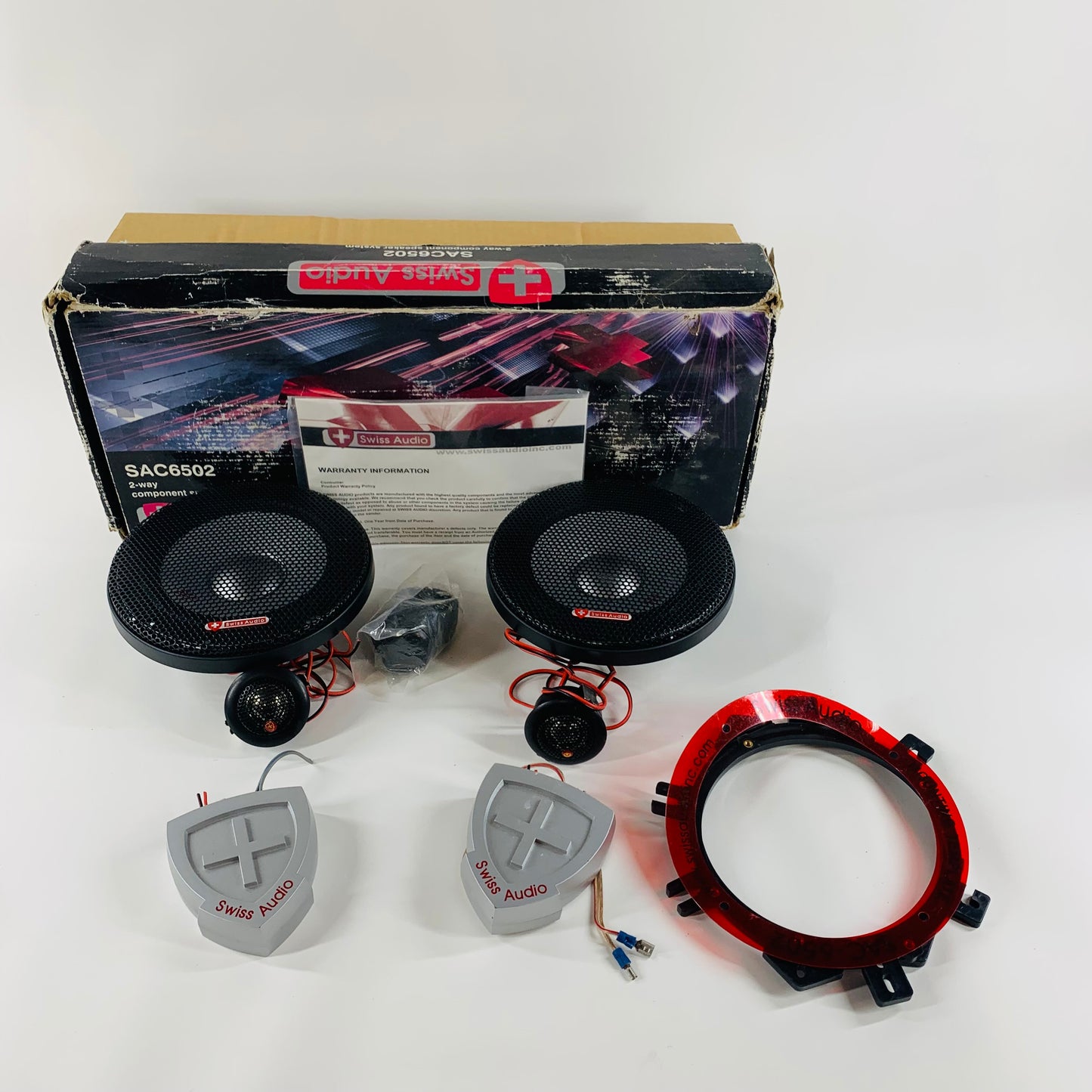 Swiss Audio SAC6502 2-Way Component Speaker System 6502