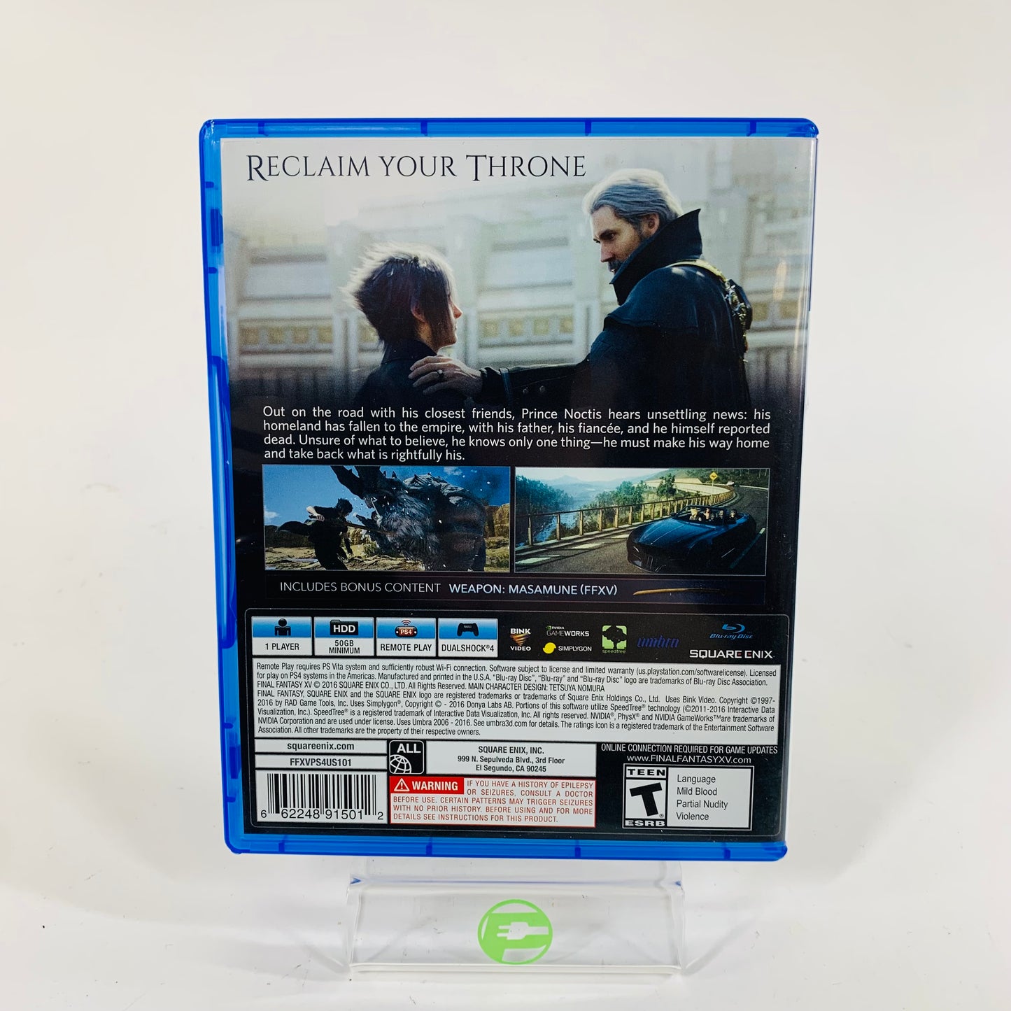 Final Fantasy XV (Sony PlayStation 4 PS4, 2016)