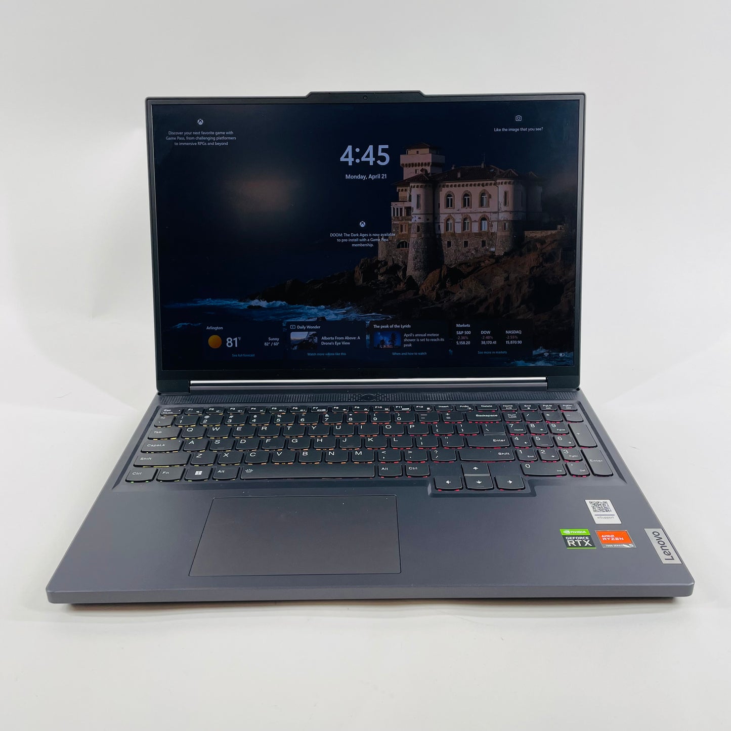 Lenovo Legion Slim 5 16APH8 Ryzen 5 7640HS 16GB RAM 512GB SSD GeForce RTX 4060