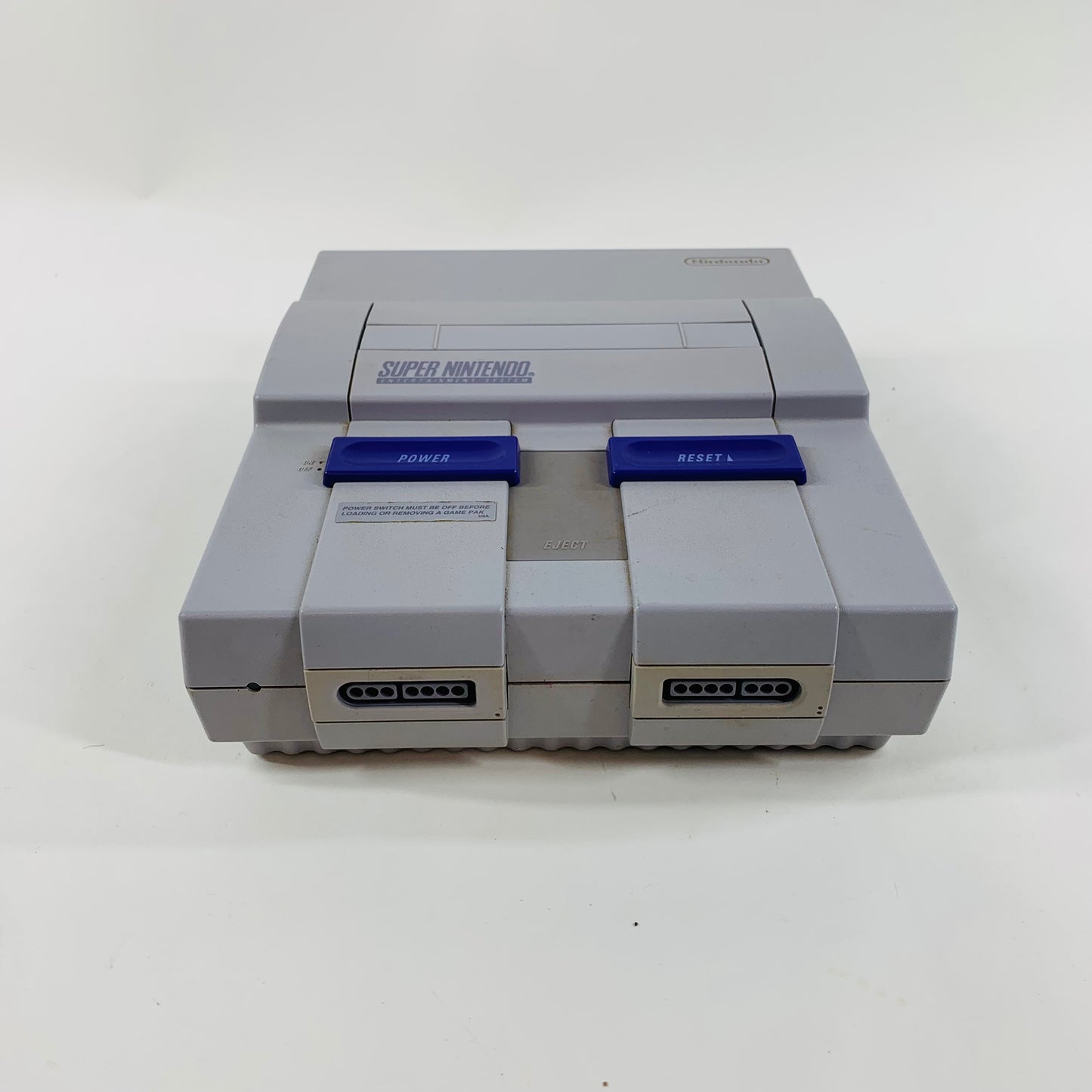 Super Nintendo Entertainment System NES Video Game Console SNS-001 Gray