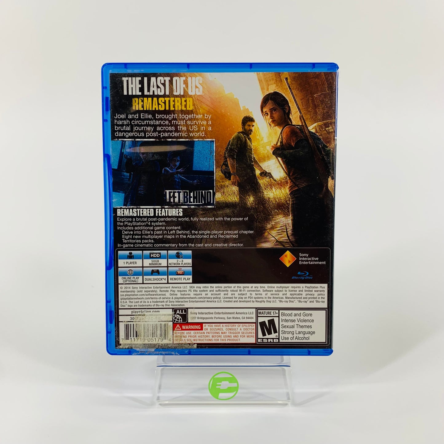The Last of Us Remastered (Sony PlayStation 4 PS4, 2014)