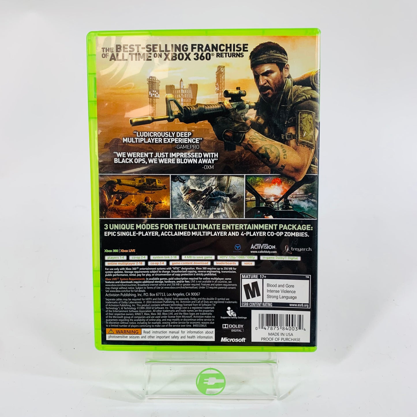 Call of Duty Black Ops (Microsoft Xbox 360, 2010)
