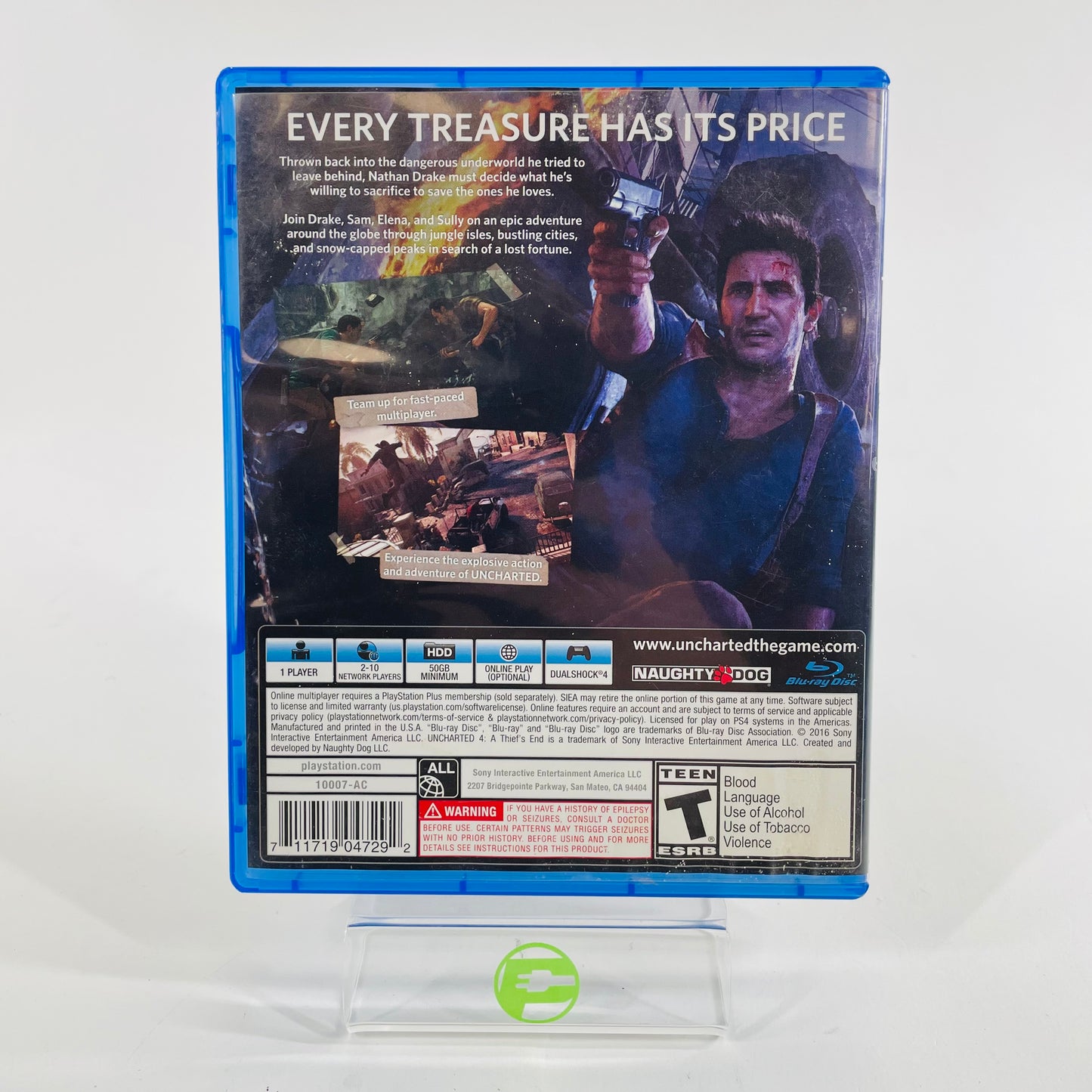 Uncharted 4 A Thief's End (Sony PlayStation 4 PS4, 2016)