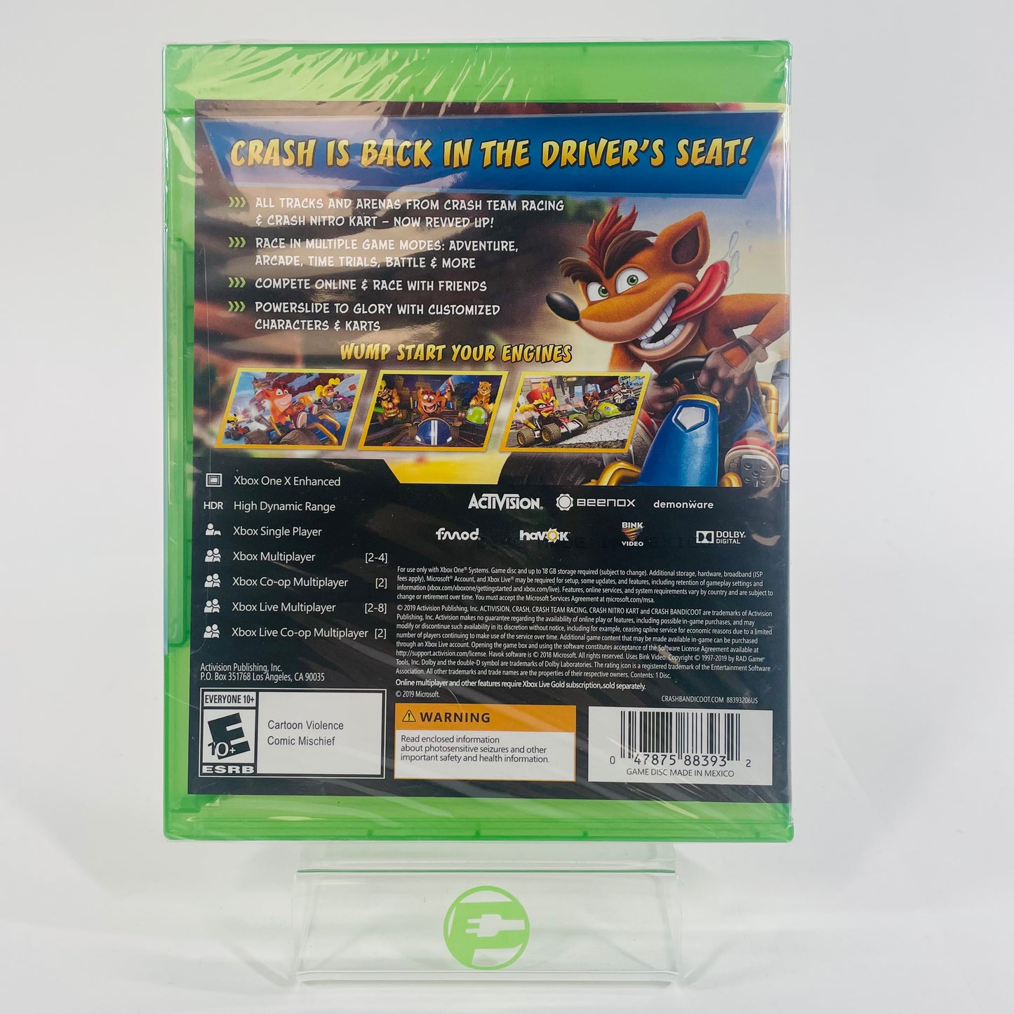 New Crash Team Racing: Nitro Fueled (Microsoft Xbox One, 2019)