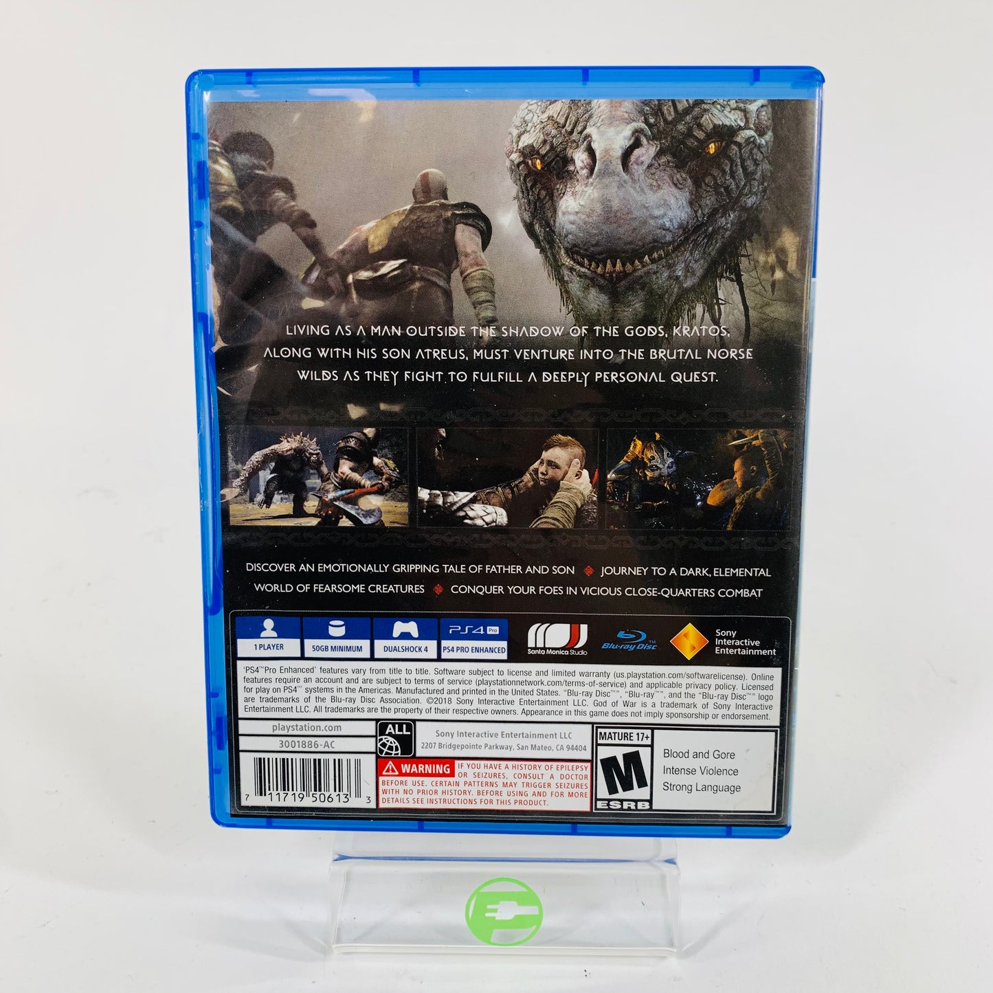 God of War (Sony PlayStation 4 PS4, 2018)