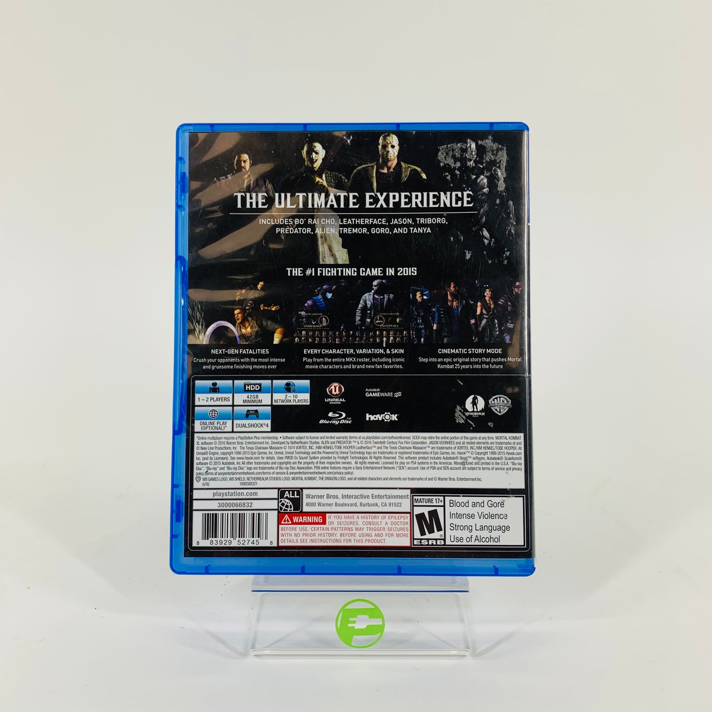 Mortal Kombat X (Sony PlayStation 4 PS4, 2015)