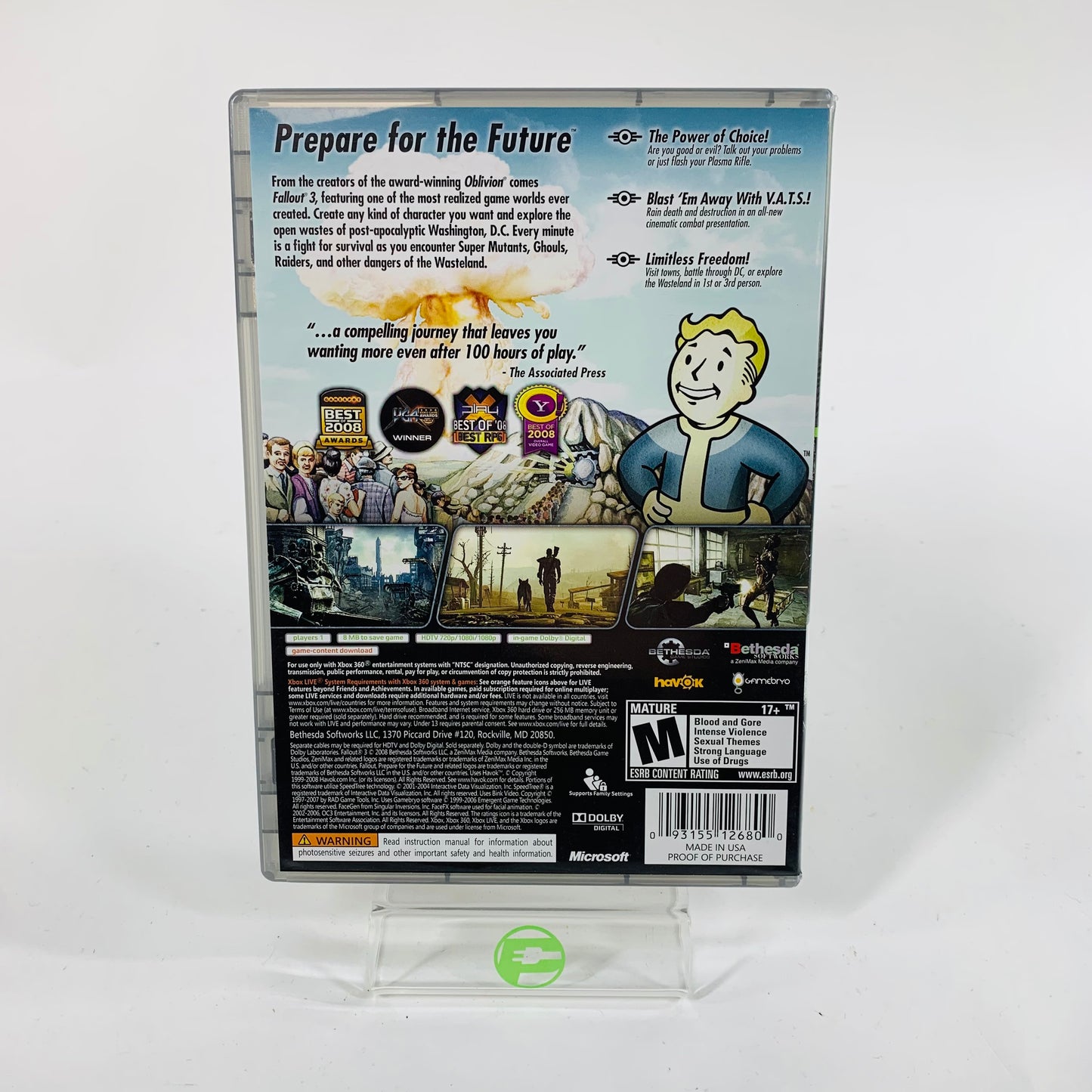Fallout 3 (Microsoft Xbox 360, 2008)