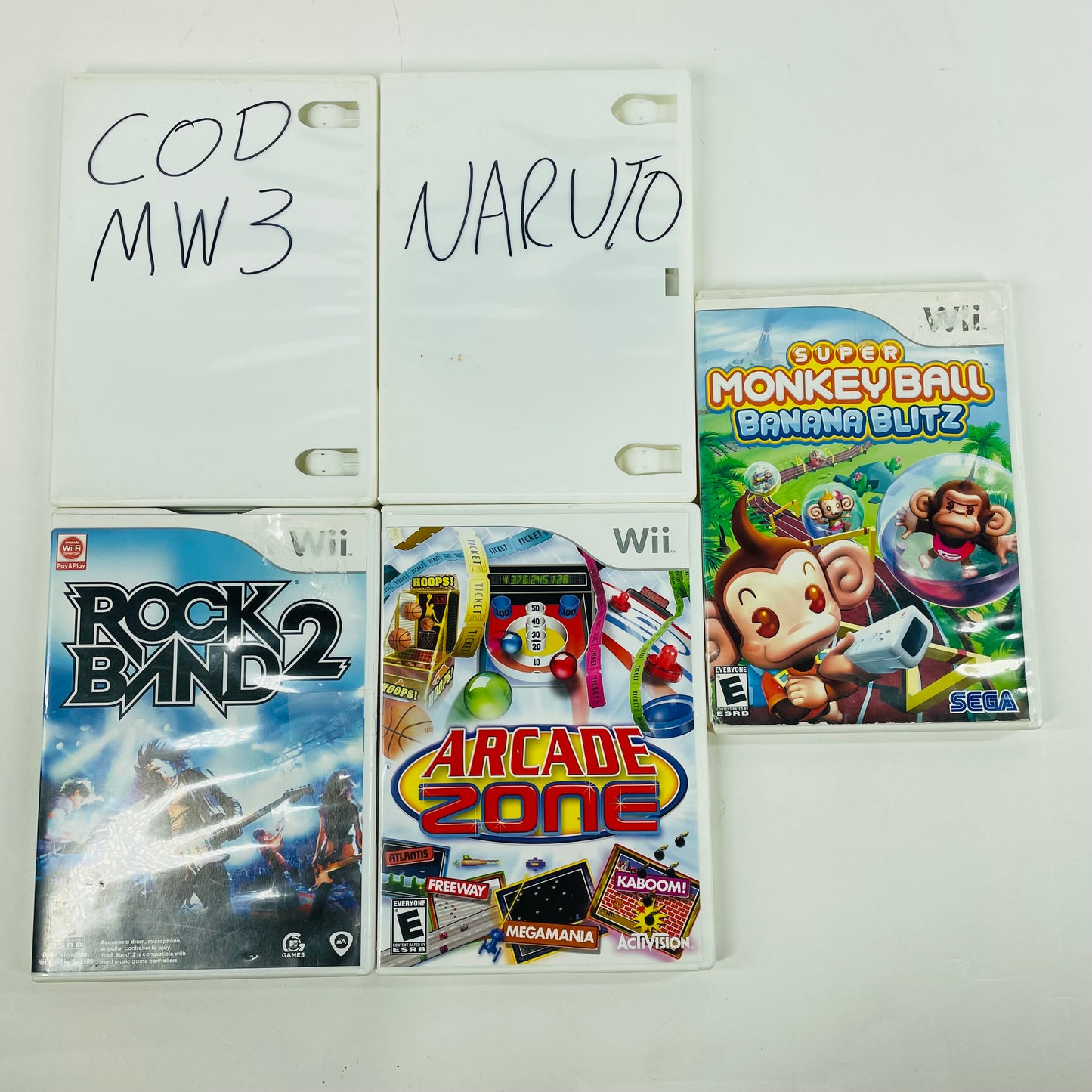 Lot of 5 Nintendo Wii Games