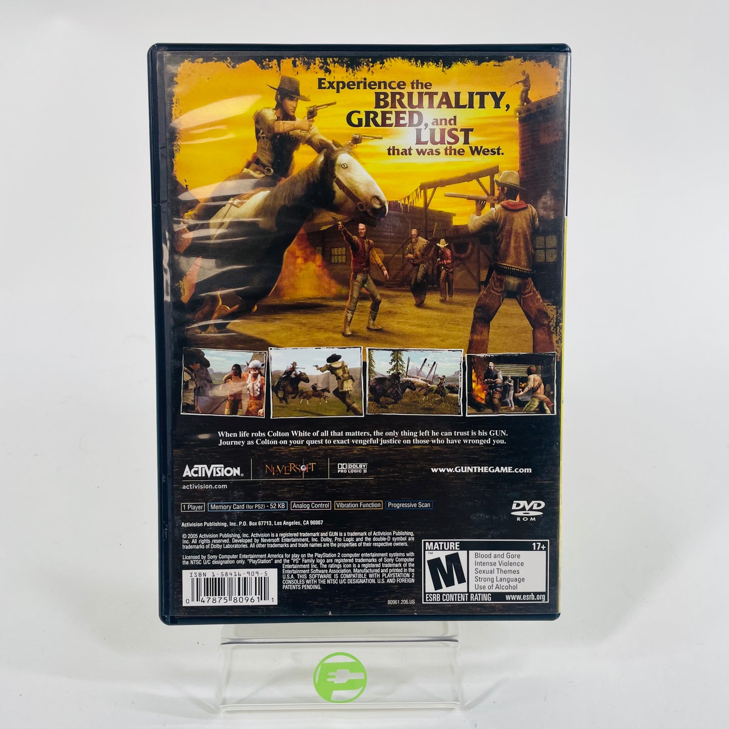 Gun (Sony PlayStation 2 PS2, 2005)