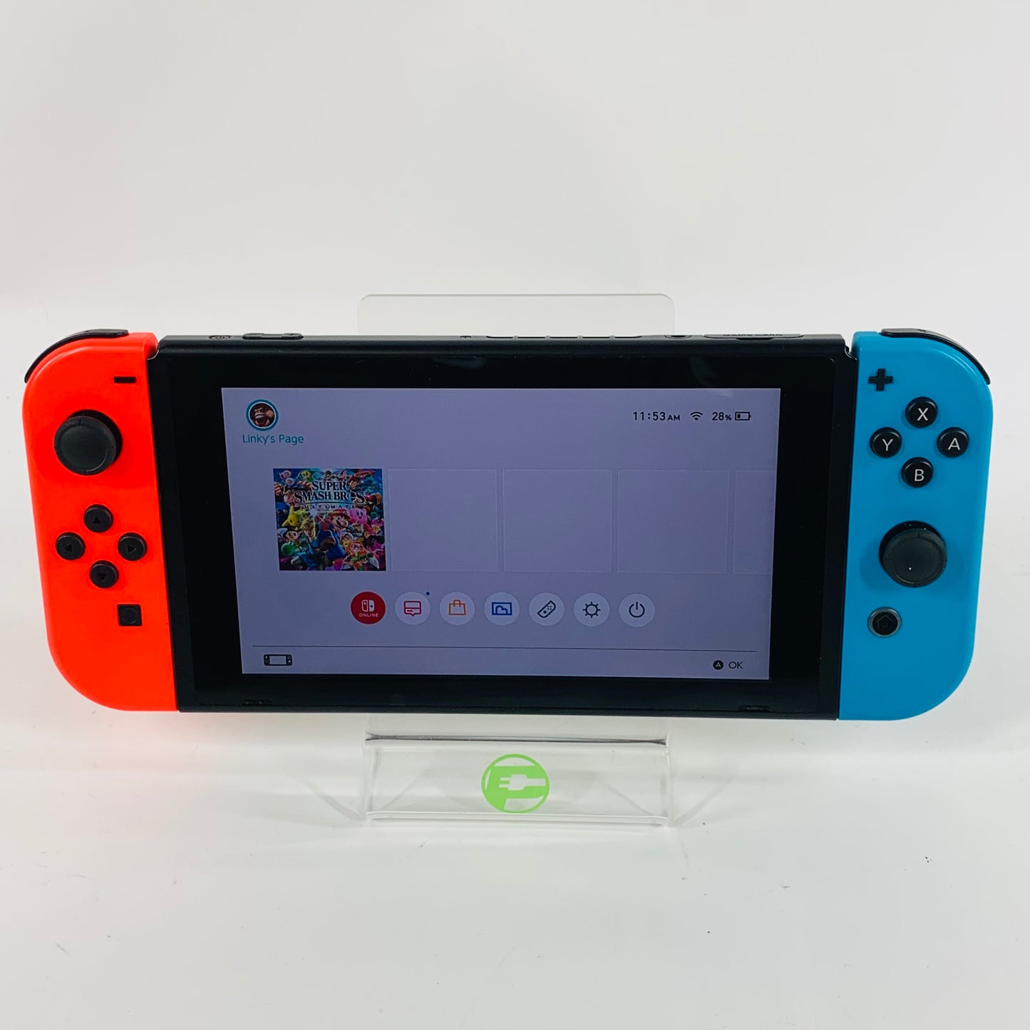 Nintendo Switch v2 Video Game Console HAC-001(-01) Red/Blue