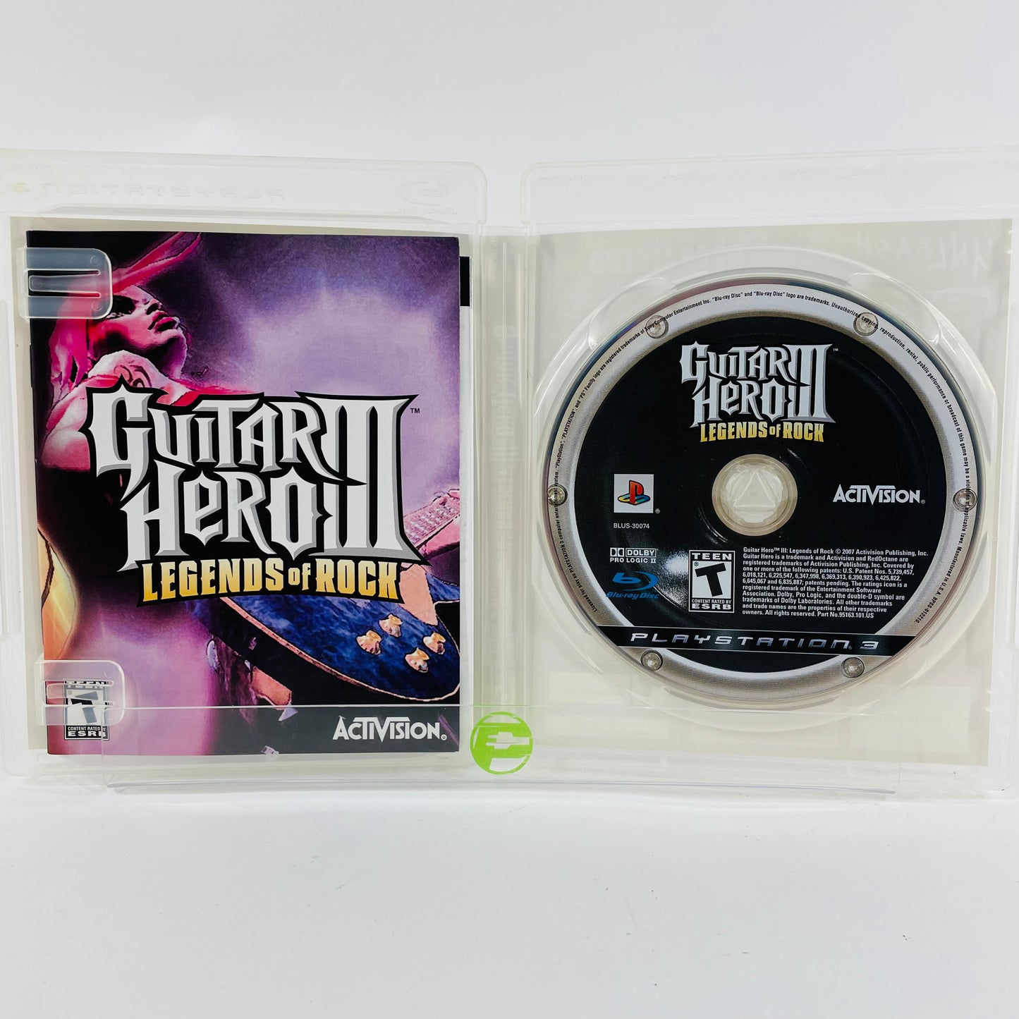 Guitar Hero III Legends of Rock (Sony PlayStation 3 PS3, 2007)