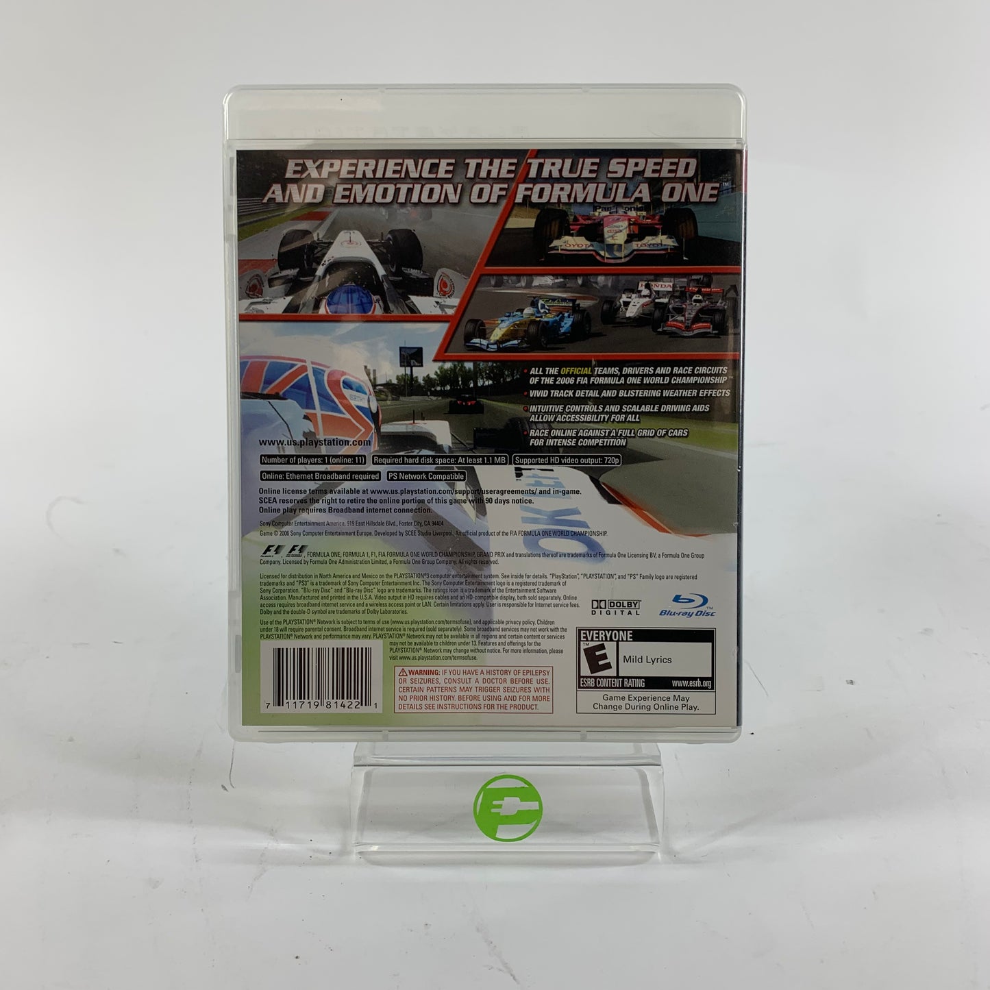 Formula One Championship Edition (Sony PlayStation 3 PS3, 2007)