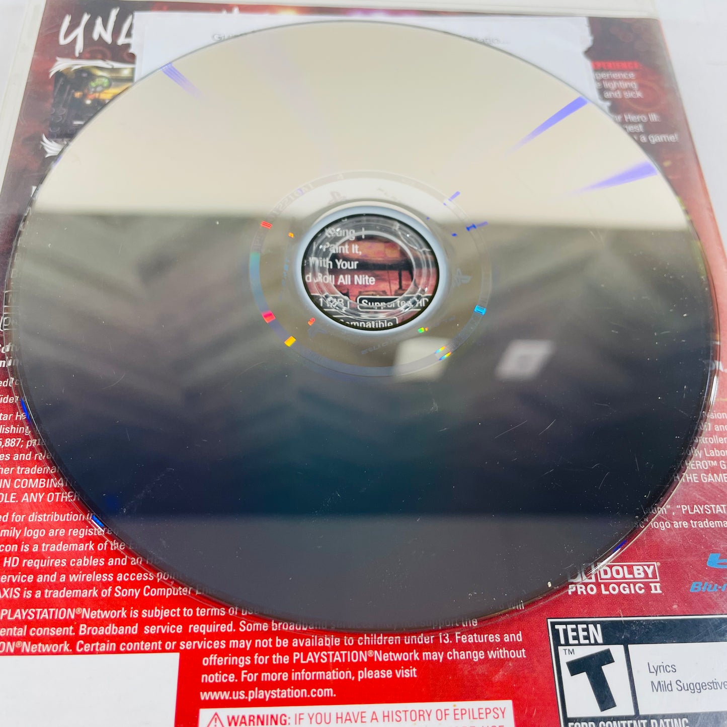 Guitar Hero III Legends of Rock (Sony PlayStation 3 PS3, 2007)