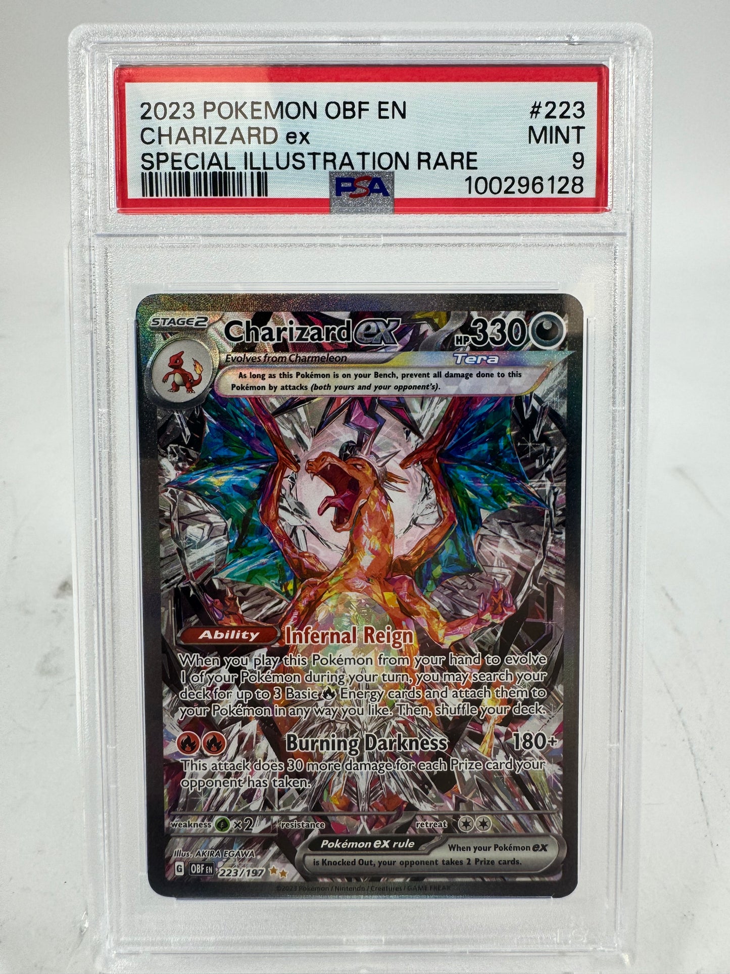 Pokémon TCG Scarlet & Violet - Obsidian Flames charizard ex 223/197 English