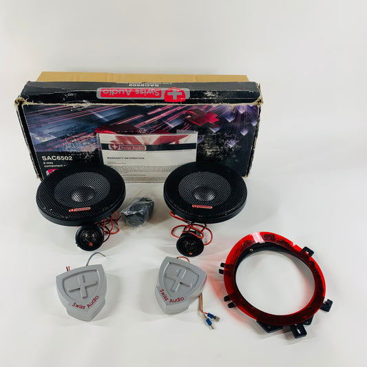 Swiss Audio SAC6502 2-Way Component Speaker System 6502