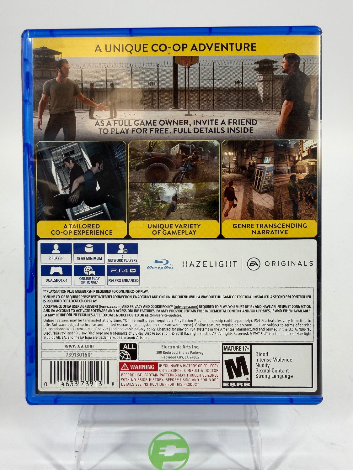 A Way Out (Sony PlayStation 4 PS4, 2018) – PayMore Arlington
