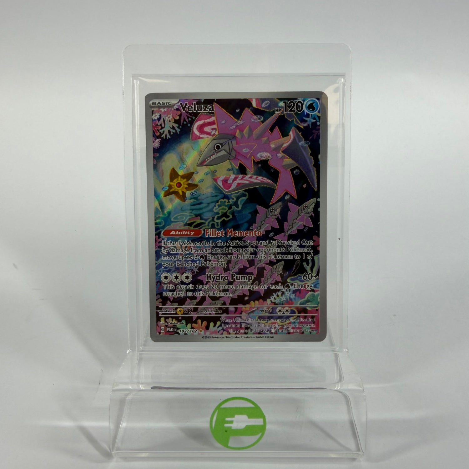 Pokémon TCG Paradox Rift Veluza 192/182 Regular English – PayMore Arlington