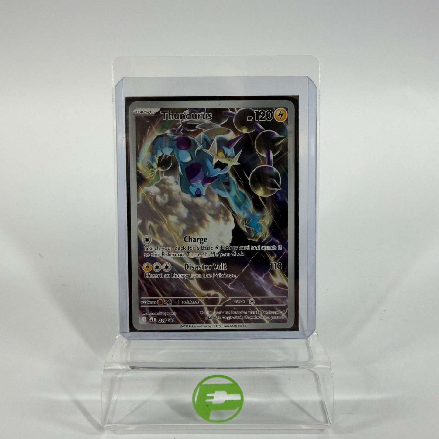 Pokémon TCG Scarlet & Violet Promo Cards Thundurus 209 Regular English – PayMore Arlington