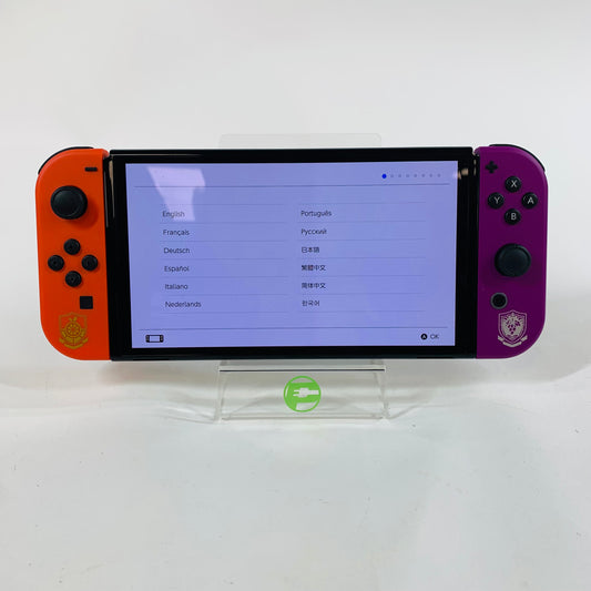 Nintendo Switch OLED Video Game Console HEG-001 Pokemon Scarlet & Violet Edition