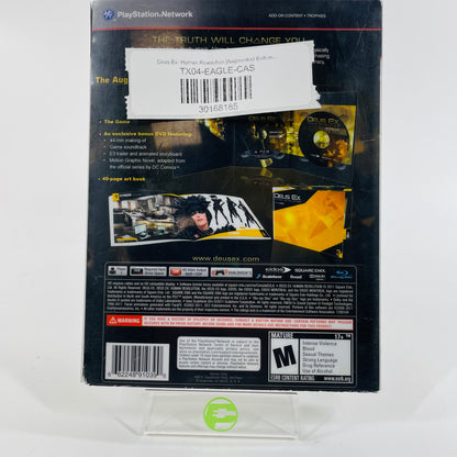 Deus Ex: Human Revolution [Augmented Edition] (Sony PlayStation 3 PS3, 2011)