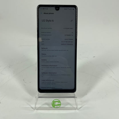 Broken Factory Unlocked LG G Pad 5 64GB 8.1.0 LM-Q730MM Cracked