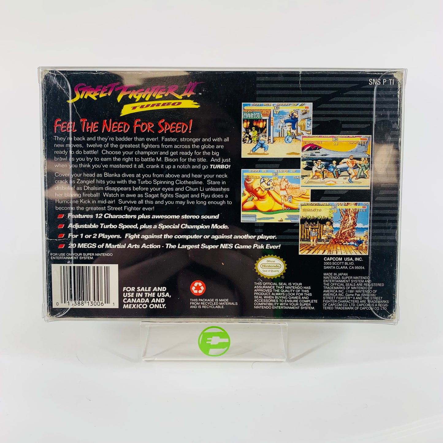 Street Fighter II Turbo (Super Nintendo SNES, 1993)
