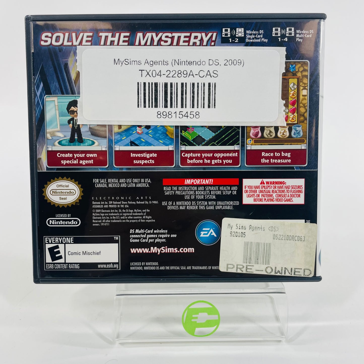 MySims Agents (Nintendo DS, 2009)