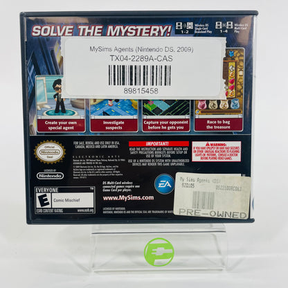 MySims Agents (Nintendo DS, 2009)