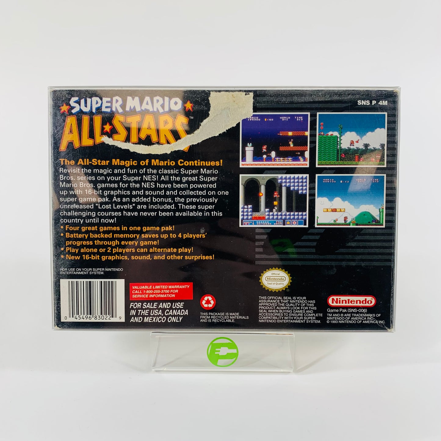 Super Mario All-Stars (Super Nintendo SNES, 1993)