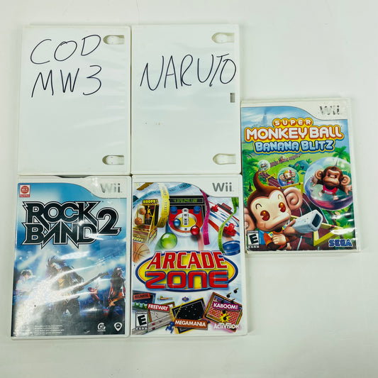 Lot of 5 Nintendo Wii Games