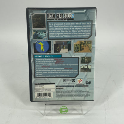 Metal Gear Solid 2 Substance (Sony PlayStation 2 PS2, 2003)