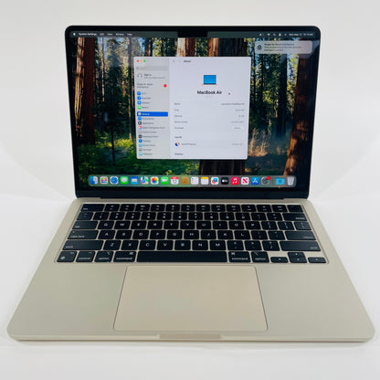 2022 Apple MacBook Air 13.6" M2 8C GPU 3.5GHz 16GB RAM 256GB SSD A2681