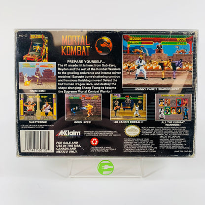 Mortal Kombat (Super Nintendo SNES, 1993)