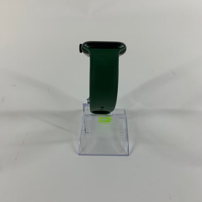 Unlocked Apple Watch Series 7 45MM Green Aluminum & Ceramic Green Band A2477