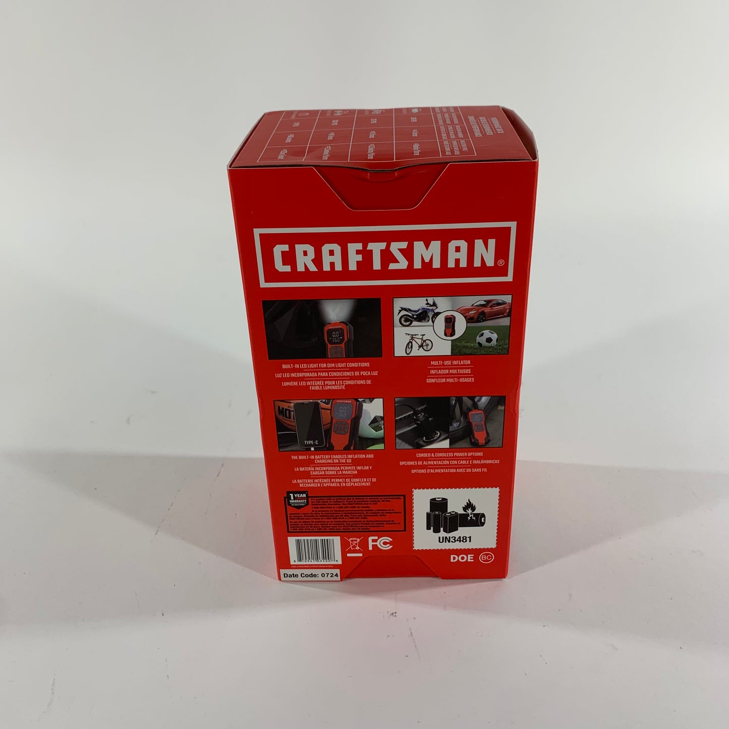 New Craftsman Cordless Inflator and Power Source