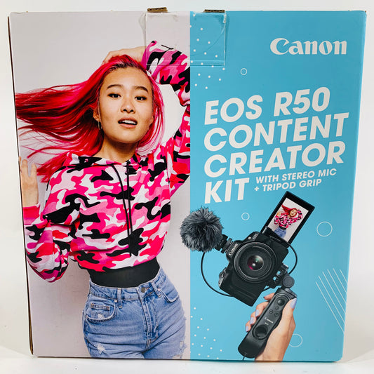 Canon EOS R50 24.2MP Mirrorless Camera 9387 Shutter Count