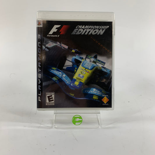 Formula One Championship Edition (Sony PlayStation 3 PS3, 2007)