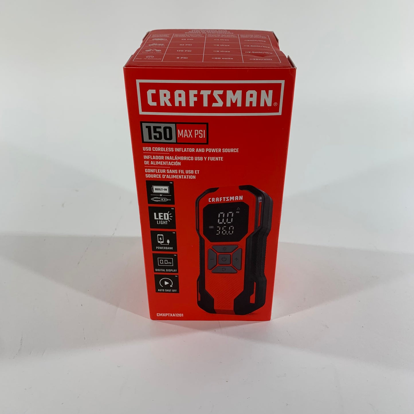 New Craftsman Cordless Inflator and Power Source