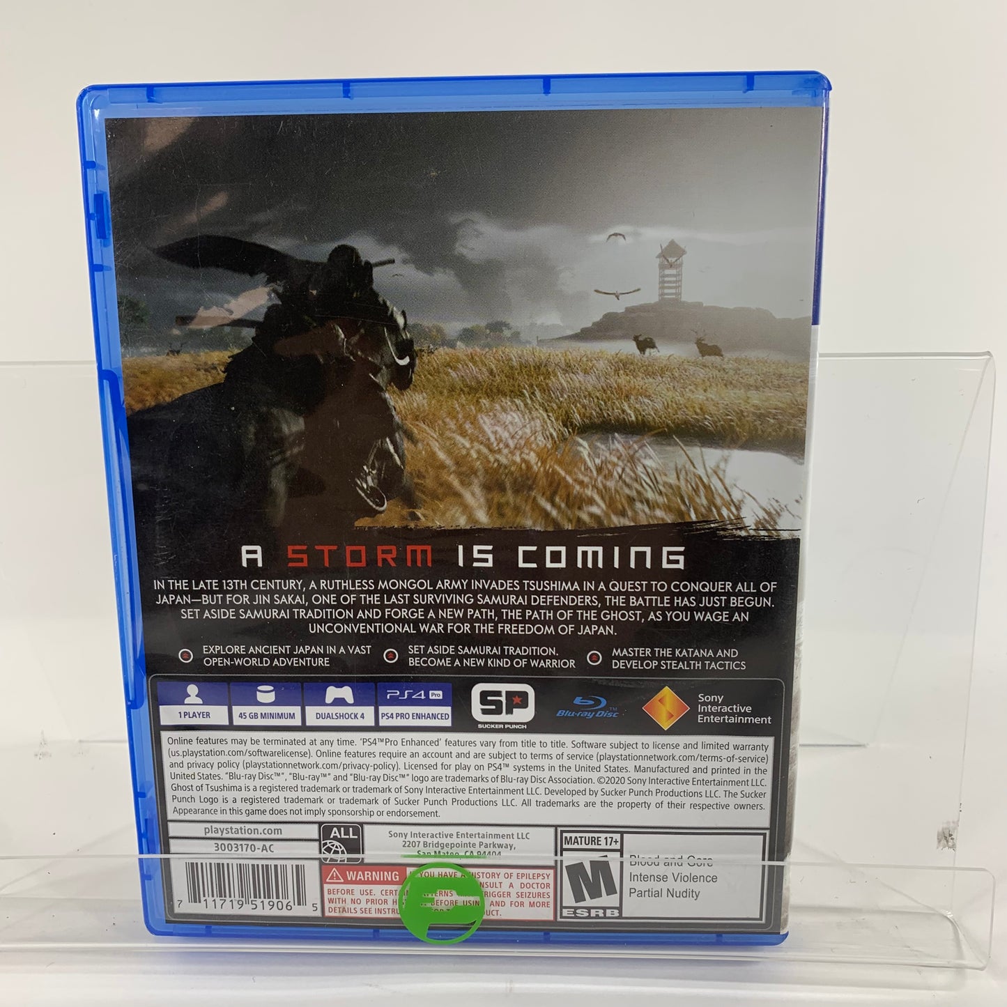 Ghost of Tsushima  (Sony PlayStation 4 PS4,  2020)