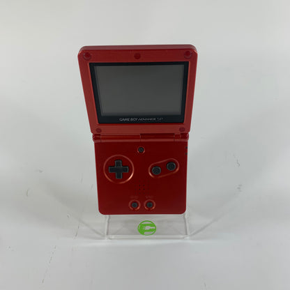 Nintendo Game Boy Advance SP Handheld Game Console Only AGS-001 Red