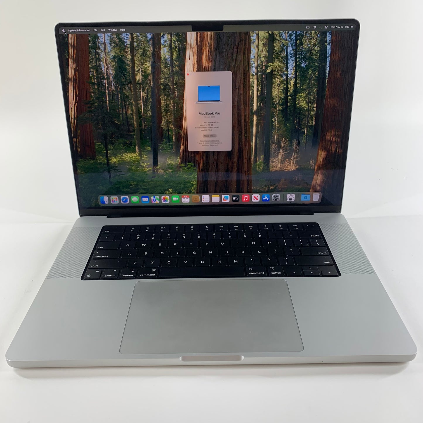 2023 Apple MacBook Pro 16" M2 Pro 19C GPU 3.5GHz 16 GB 512GB SSD A2780