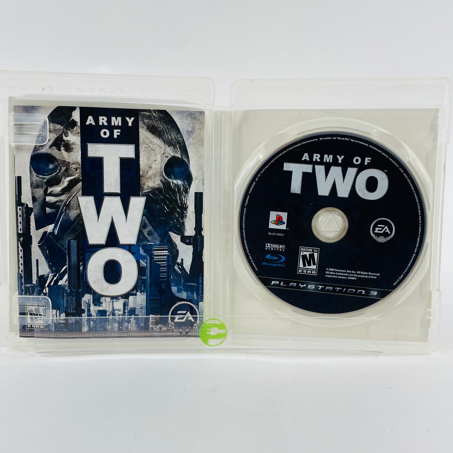 Army of Two (Sony PlayStation 3 PS3, 2008)