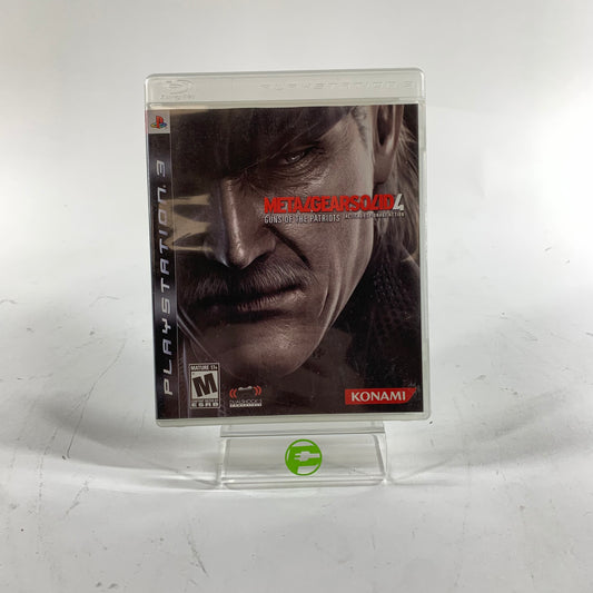 Metal Gear Solid 4 Guns of the Patriots (Sony PlayStation 3 PS3, 2008)