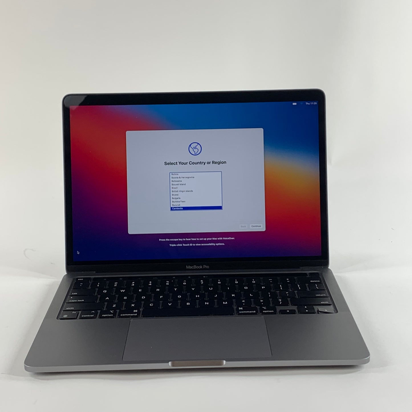 2020 Apple MacBook Pro 13.3" M1 3.2GHz 8GB RAM 256GB SSD Space Gray A2338