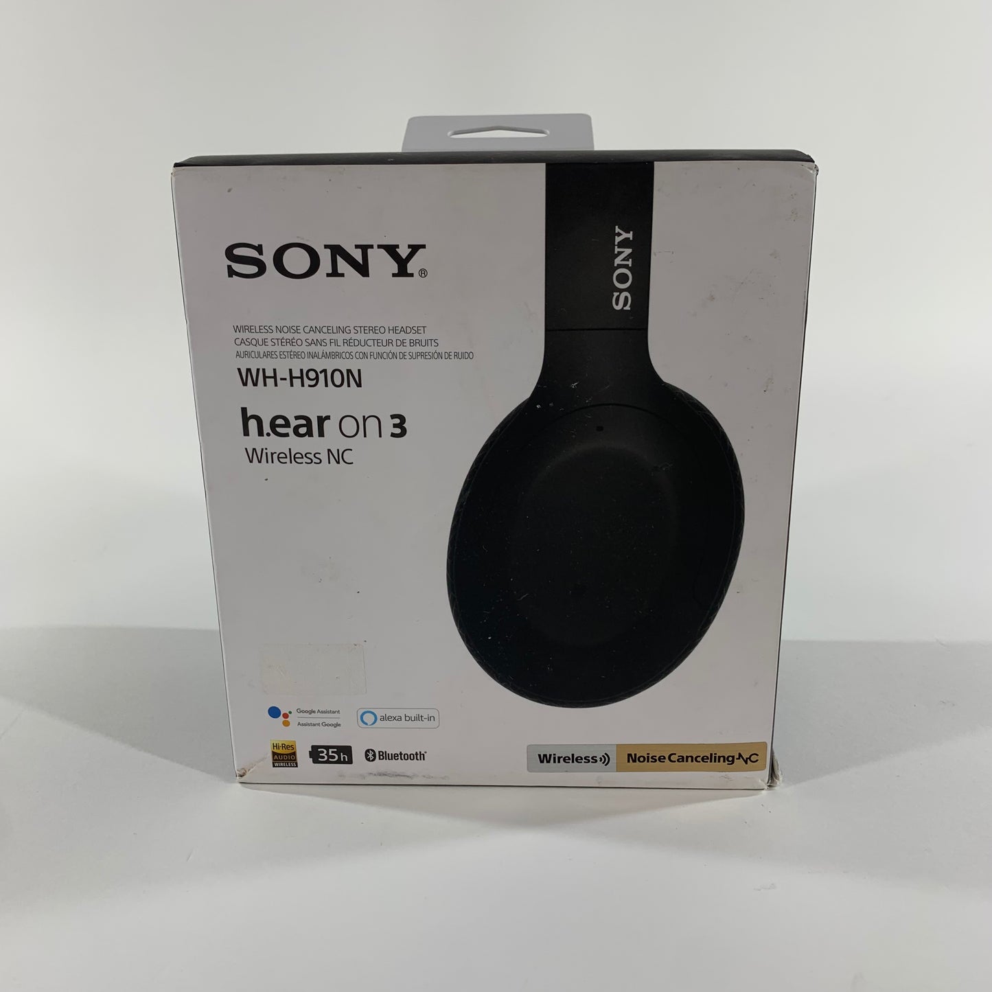 Sony h.ear on 3 Noise-Cancelling Over-Ear Bluetooth Headphones Black WH-H910N