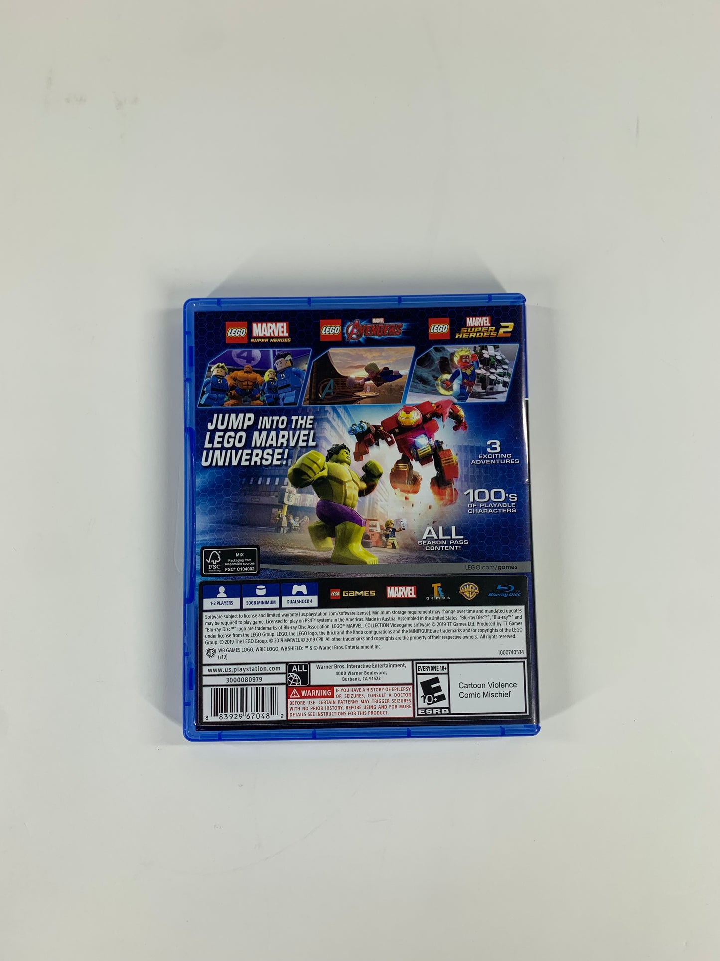 LEGO Marvel Collection (Sony PlayStation 4 PS4, 2019)