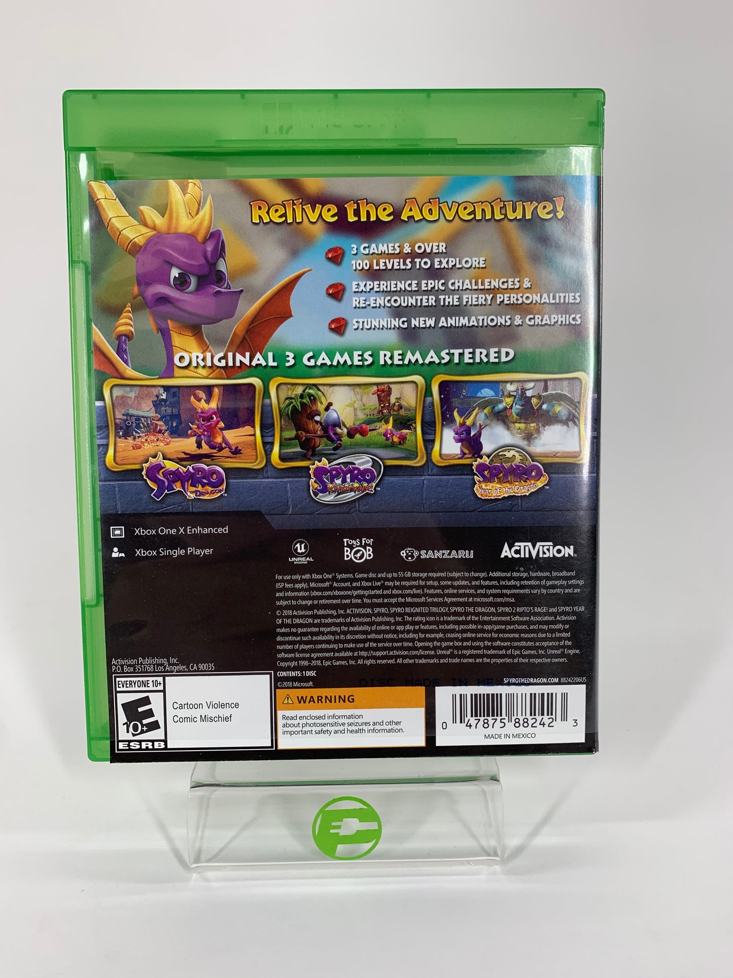 Spyro Reignited Trilogy (Microsoft Xbox One, 2018)