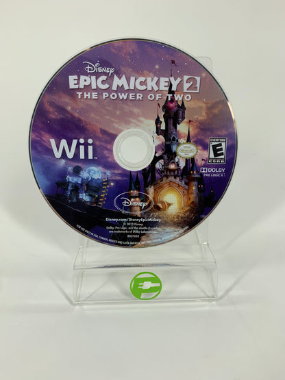Epic Mickey 2: The Power of Two (Nintendo Wii, 2012) Disc Only