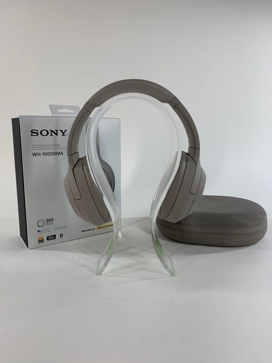 New Sony WH-1000XM4 Noise-Cancelling Wireless Over-Ear Bluetooth Headphones Gray